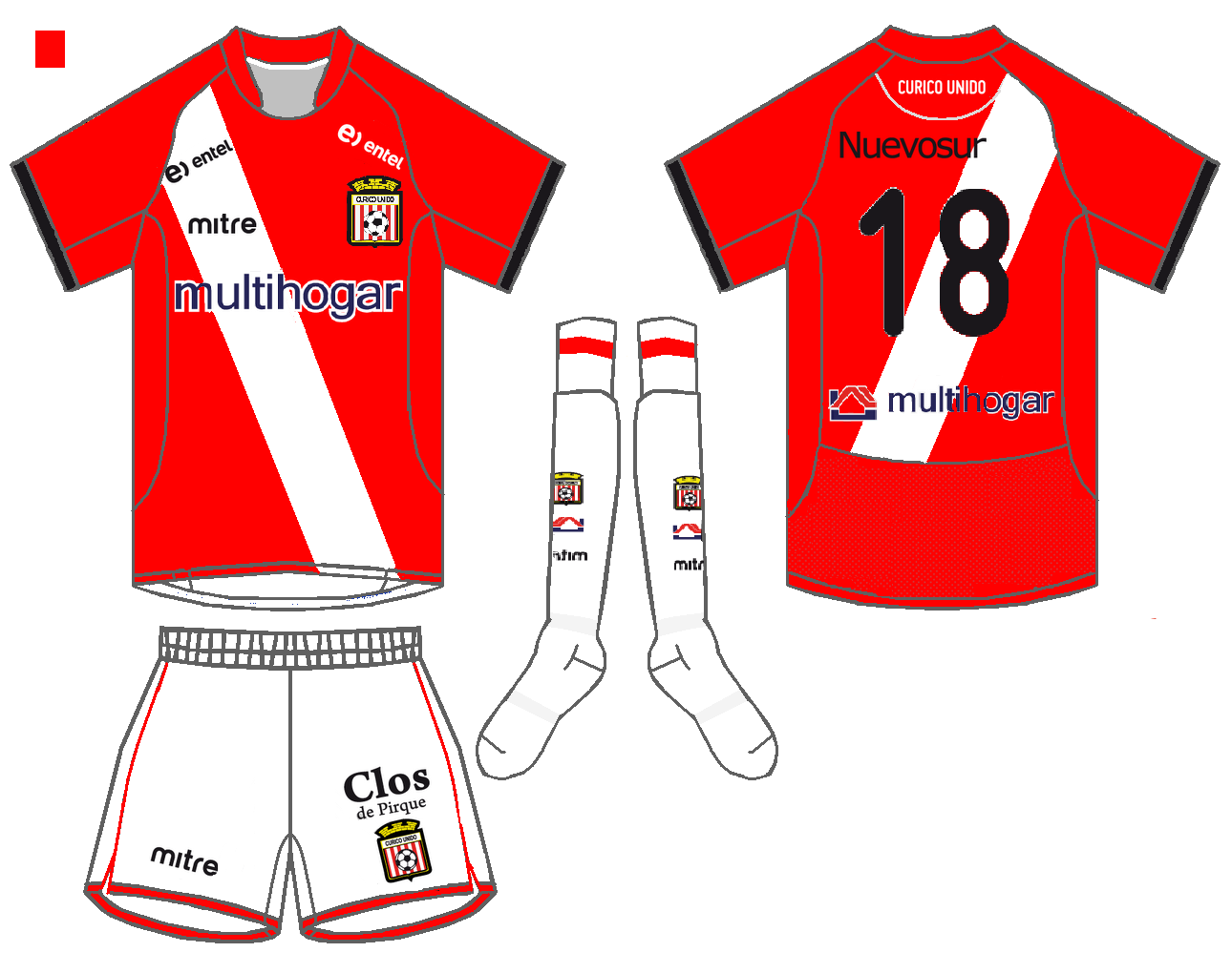 .. INDUMENTARIA DEPORTIVA: Curico Unido