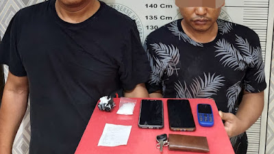 AMBYAAR... Polisi Aceh Tangkap Pengedar Narkoba, Eh... Ternyata Anggota Polisi di Sumut