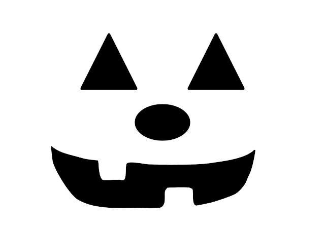 cool funny jack o lantern face design pattern templates for download