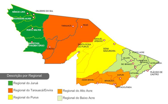 Acre mapa clima