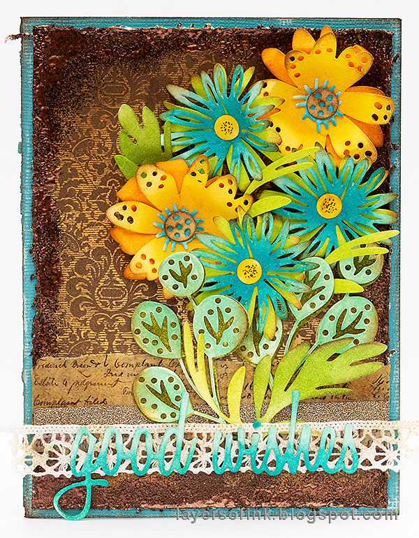 Layers of ink - Inky Blossoms Card Tutorial by Anna-Karin Evaldsson.