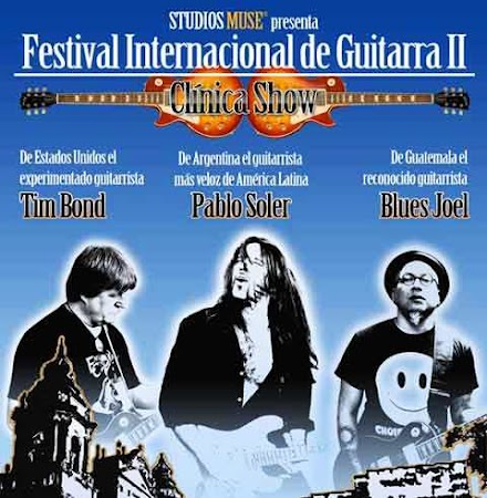 II Festival Internacional de Guitarra en Guatemala con Pablo Soler