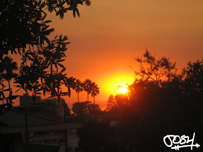 Sunset in La Jolla, California