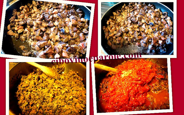 step by step ragù di cinghiale