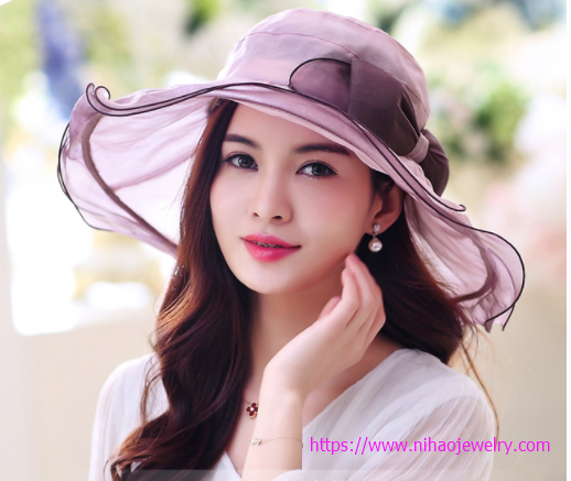 Korean version 100% Pure silk hat 