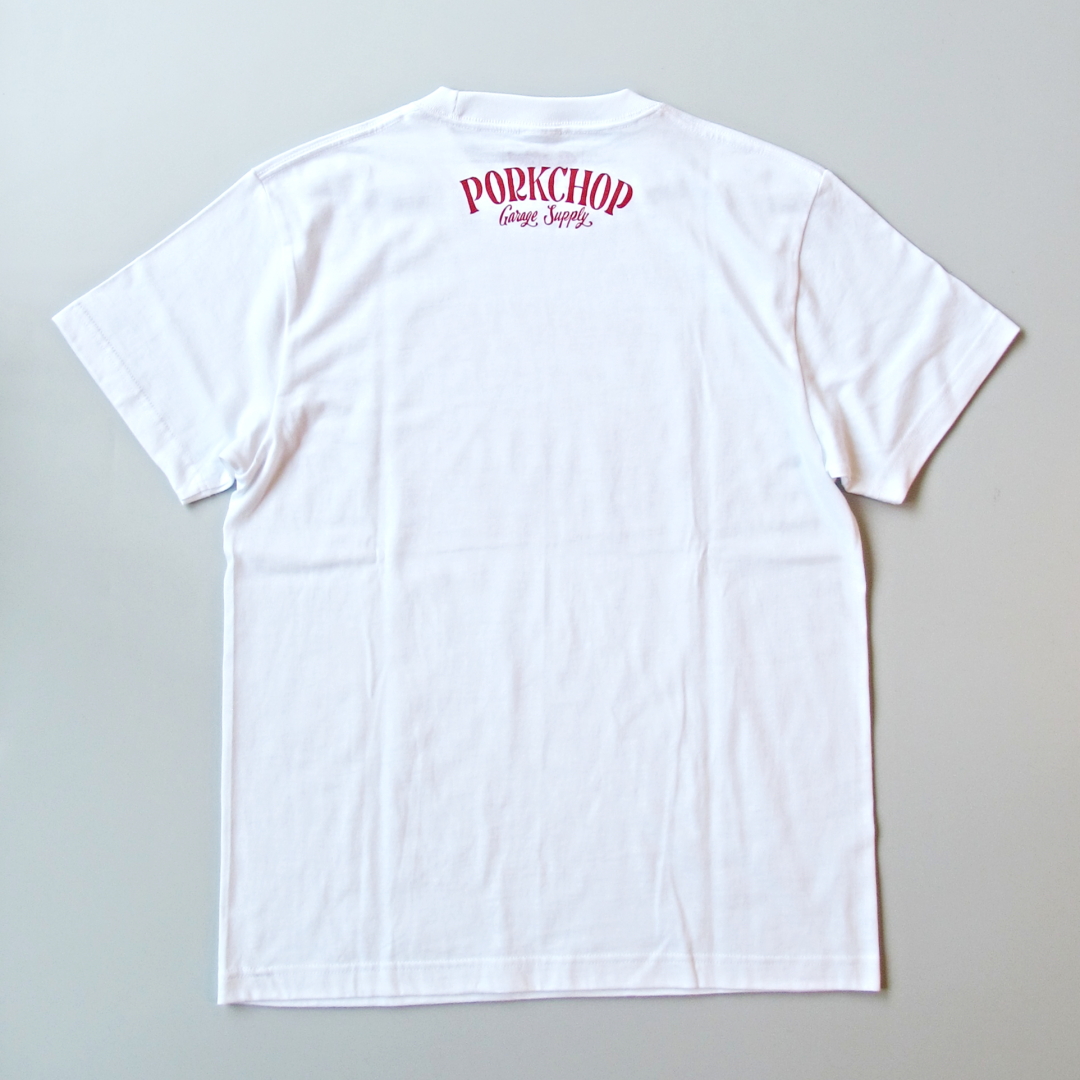 PORKCHOP GARAGE SUPPLY "PORK FRONT TEE" Price：4,320yen