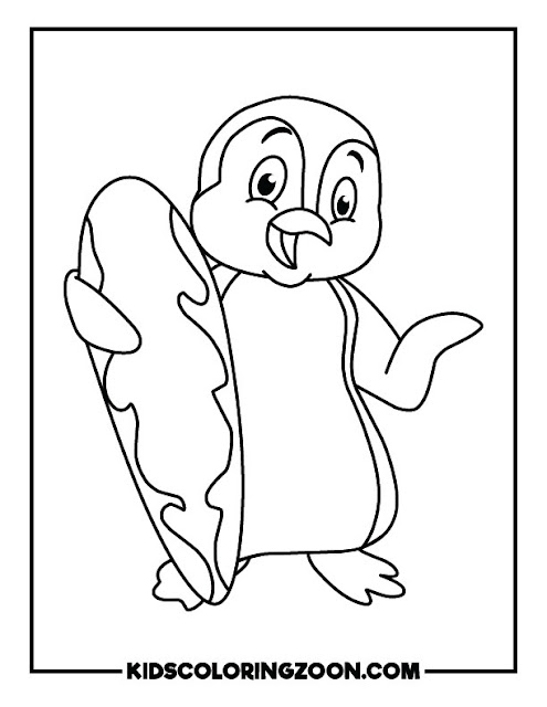Penguin coloring pages printable
