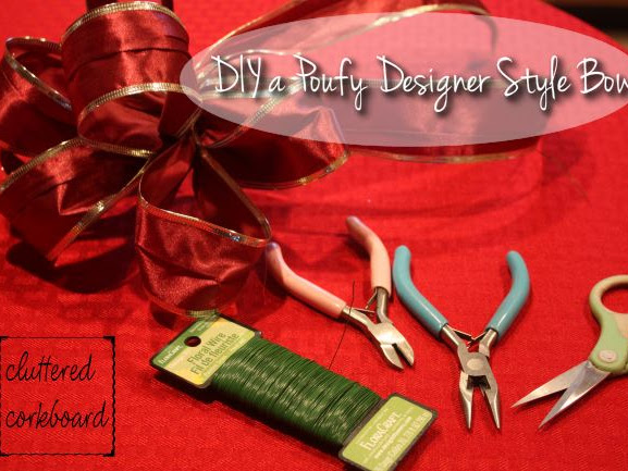 DIY a Poufy Decorator Style Bow