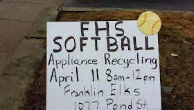 FHS softball appliance recycling