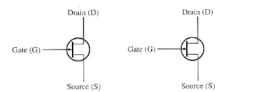 simbol jfet n-channel dan p-channel