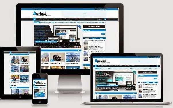 Apriezt Responsive Magazinenews Blogger template .zip