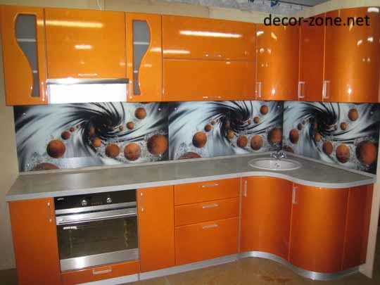 kitchen glass wall panels - designs, ideas, advantages