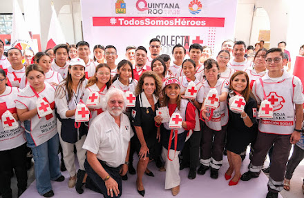 En este inicio de colecta de la Cruz Roja 2024, seamos los héroes de la historia: Mara Lezama 