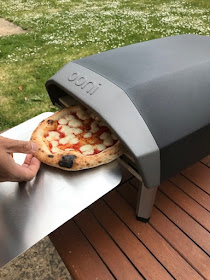 Cooking pizza in the Ooni Koda pizza oven