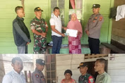LAGI LAGI POLSEK PINING MELAKSANAKAN  PEMBAGIAN BANTUAN LANGSUNG TUNAI (BLT) DI DESA PERTIK KEC. PINING KAB. GAYO LUES