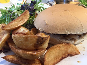 Fodder Food Hall & Cafe | A Service Station alternative near Harrogate - pork sandwich and homemade chips