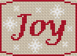 Joy Christmas Chart Freebie