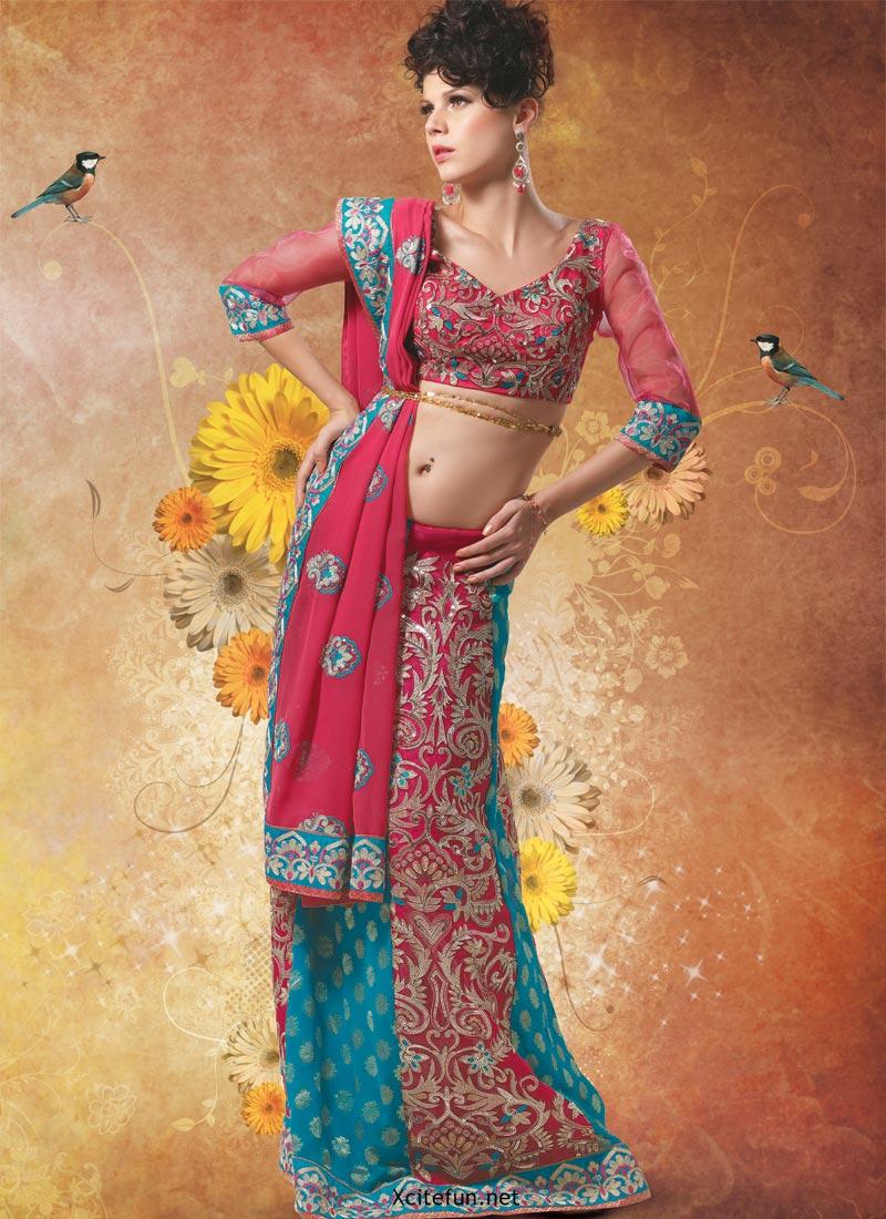 Lehenga Choli Beautiful Bridal Dress Collection !