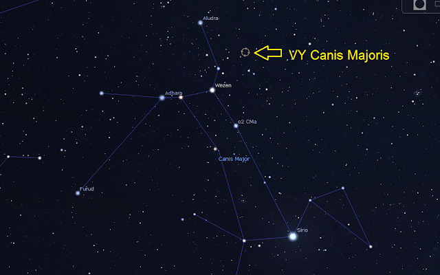 Resultado de imagen de VY canis majoris