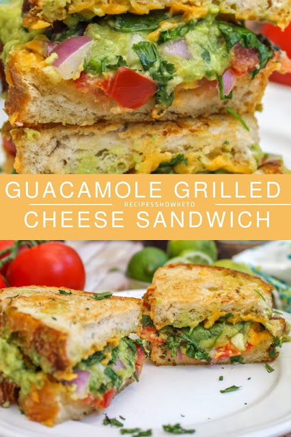 GUACAMOLE GRILLED CHEESE SANDWICH