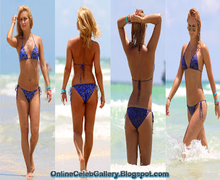 Aliona Vilani bikini, Aliona Vilani beach poses