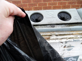 Picture: Can recycling bins LOCKED in Brigg on December 27, 2018 - see Nigel Fisher's Brigg Blog