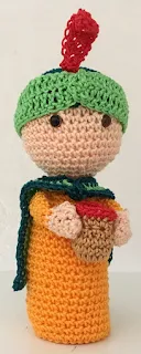 crèche crochet roi Melchior