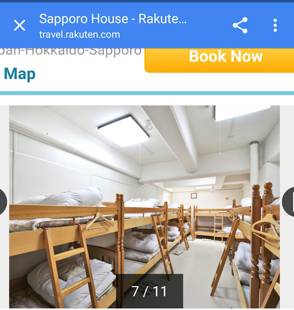 SIM IYEO SAPPORO SSEAYP HOKKAIDO JAPAN MALAYSIA SAPPORO HOUSE YOUTH HOSTEL ASRAMA BELIA ACCOMODATION PENGINAPAN CHEAP BUDGET MURAH BACKPACKERS