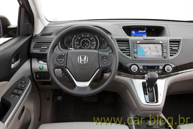 Novo Honda CR-V 2012 - painel