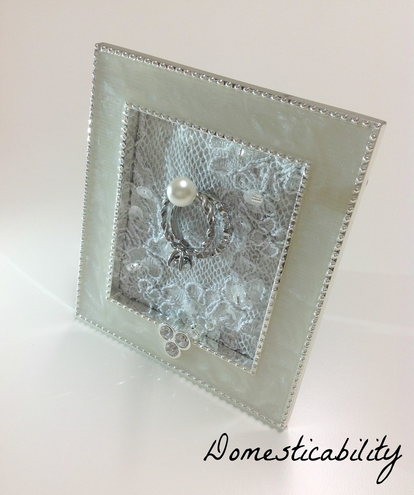 Framed Wedding Ring Holder