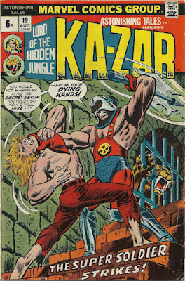 Astonishing Tales #19, Ka-Zar vs the Super-Soldier