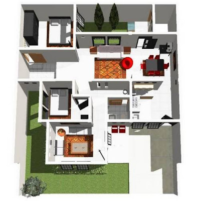  Dalam hal menciptakan rumah dengan model minimalis sangat cocok sekali untuk diterapkan pada  12 Model Denah Rumah Minimalis 1 Lantai Type 36