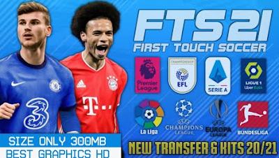 FTS 21 Full Kompetisi Eropa New Update Kits & Transfers 20-21