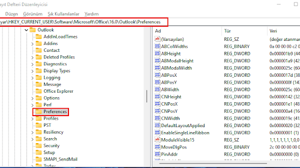Microsoft Outlook'ta Ek Boyutu Sınırını Arttırma