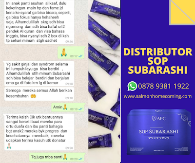 Testimoni SOP Subarashi Untuk Gagal