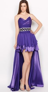 Vestidos Asimetricos, Purpura