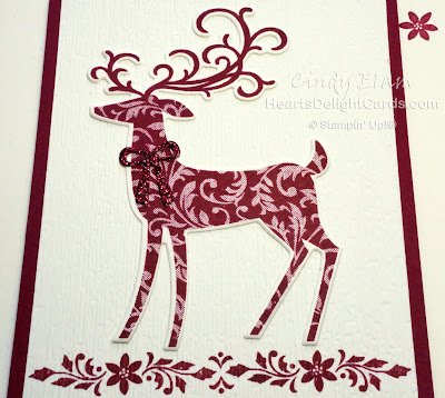 Heart's Delight Cards, Dashing Deer, Dashing Along DSP, Stamp-A-Stack, Stampin' Up!