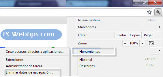  historial de google chrome 