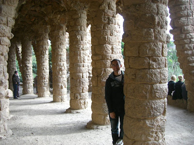 Park Güell offers nice places for children