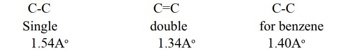 3. Carbon-Carbon Bonds Length