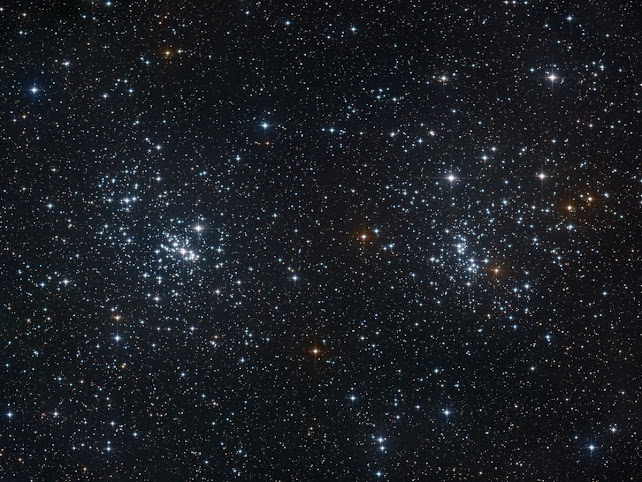 Double open stellar cluster χ-h Perseus
