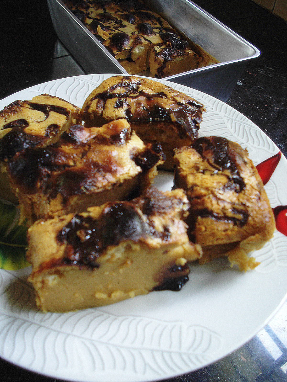 PEANUT BUTTER BREAD PUDDING