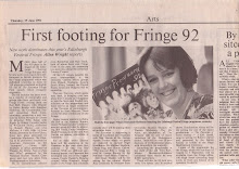 The Edinburgh Festival Fringe Programme Cover Launch in the Scotsman.