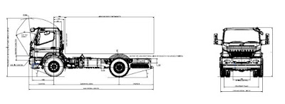 Bharat Benz 1215R 4x2 Chassis Drawings, Bharat Benz 1215R 4x2 axle Chassis Layout, Bharat Benz 1215R Body builder drawing, Bharat Benz 1215R Chassis Layout 2022 chassis, 1215R Bharat Benz chassis