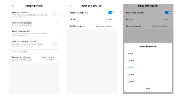 Cara-membatasi-kuota-internet-tethering-hotspot