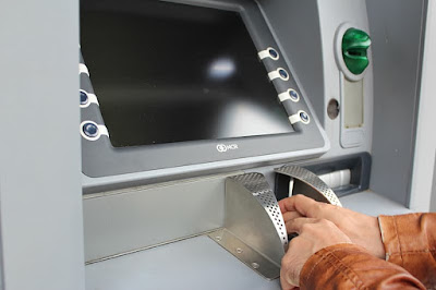 Giving Input to ATM Machine