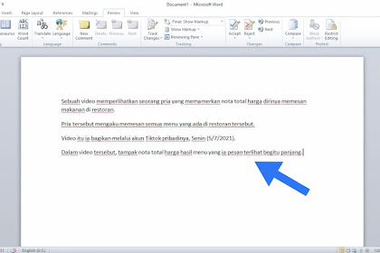 Cara Menghilangkan Garis Merah di Microsoft Word