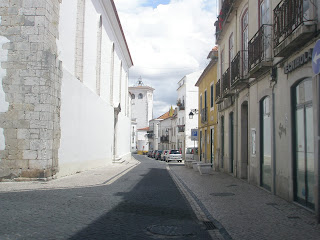 Rua histórica de Santarém Portugal