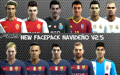 PES 2013 New Facepack Navideño V2.5 by Facemaker Cesareo