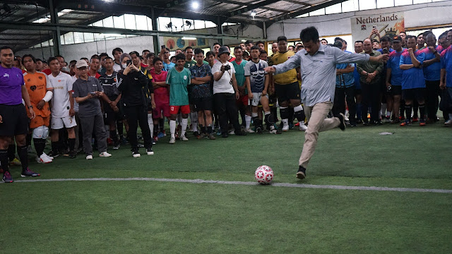 Meriahkan HUT ke 51, Rudi Membuka Turnamen Futsal Instansi Piala Bergilir Kepala BP Batam